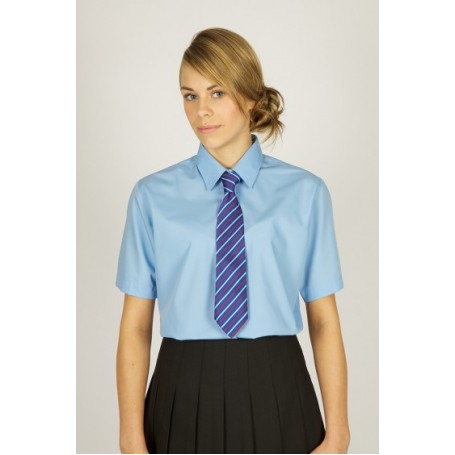 Blue Short Sleeve blouses 2Pk  (36"-44")  Vat 